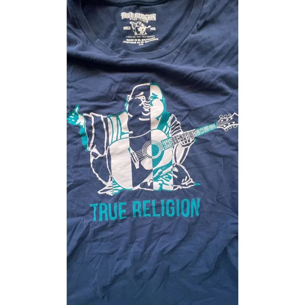 Vintage True Religion Buddha T-Shirt Size Men's Size Large